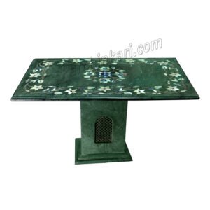 Green Marble Console Table in MOP