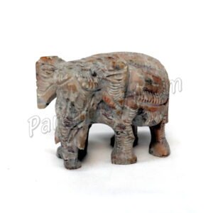 Green Marble Elephant Figure in Small Size