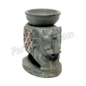 Handcrafted Aroma Oil Diffuser in Stone with Elephant Design