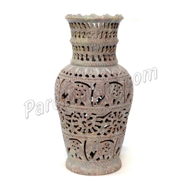 Stone Flower Vase for Home Decor