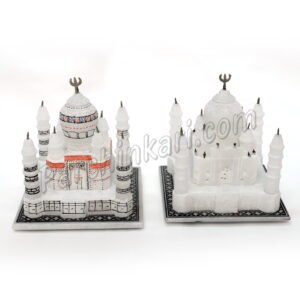 Taj Mahal Figure in White Marble