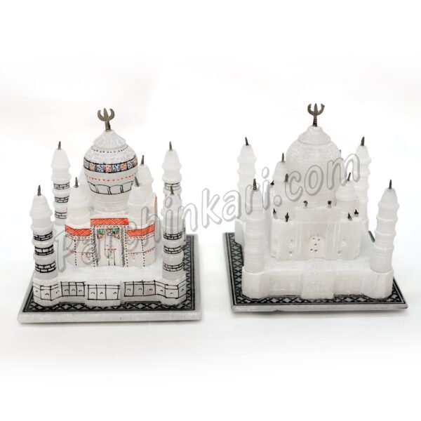 Taj Mahal Figure in White Marble