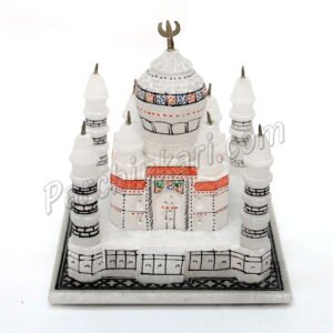 Taj Mahal Figure in White Marble