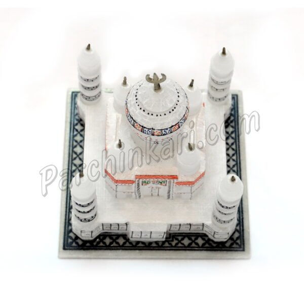 Taj Mahal Figure in White Marble