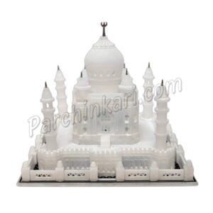 Taj Mahal Replica in White Marble 10″ X 10″